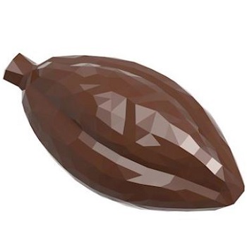 Chocolate World Faceted Cocoa Pod Praline Polycarbonate Chocolate Mould